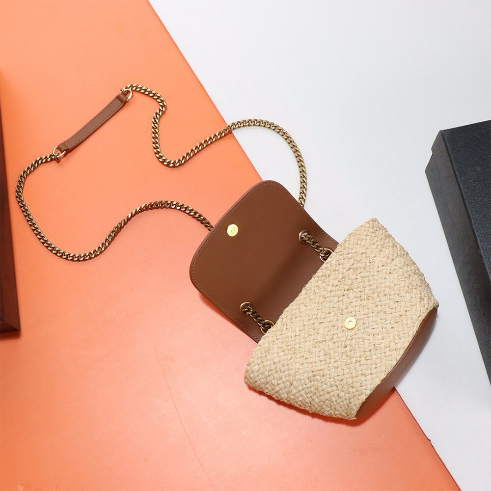 8-85-5.jpg YSL mini Manon in raffia(HIGH-END GRADE) - Image 8