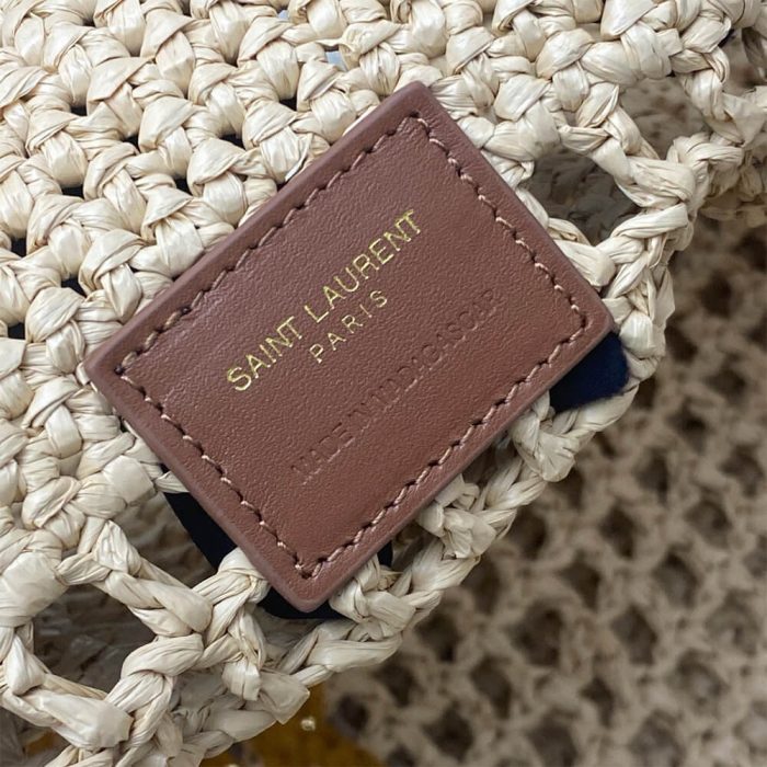 YSL ICARE SHOPPING BAG IN RAFFIA(HIGH-END GRADE) - Image 8
