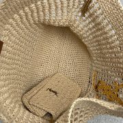 YSL ICARE SHOPPING BAG IN RAFFIA(HIGH-END GRADE) - Image 9